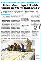 Artículo del diario "El Pueblo" del 16.05.2021 Artículo del diario "El Pueblo" del 16.05.2021