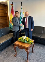 El Embajador de Rusia se reunió con Andrónico Rodríguez El Embajador de Rusia se reunió con Andrónico Rodríguez