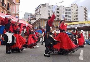El Carnaval folclórico en La Paz El Carnaval folclórico en La Paz