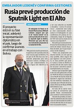 Artículo del diario "El Pueblo" del 16.05.2021 Artículo del diario "El Pueblo" del 16.05.2021