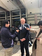 Entrevista a un grupo de periodistas bolivianos Entrevista a un grupo de periodistas bolivianos