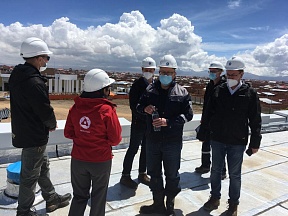El Embajador de Rusia en Bolivia visitó el sitio de construcción del Centro de Investigación de Desarrollo en Tecnología Nuclear (CIDTN) en la ciudad de El Alto-Bolivia