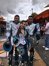 Los compatriotas rusos en el Carnaval en la ciudad de Oruro Los compatriotas rusos en el Carnaval en la ciudad de Oruro