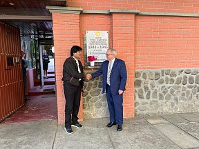Evo Morales Ayma visitó la Embajada Evo Morales Ayma visitó la Embajada